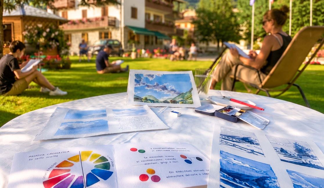 Atelier nel verde: l'arte incontra la natura al Cima Bianca